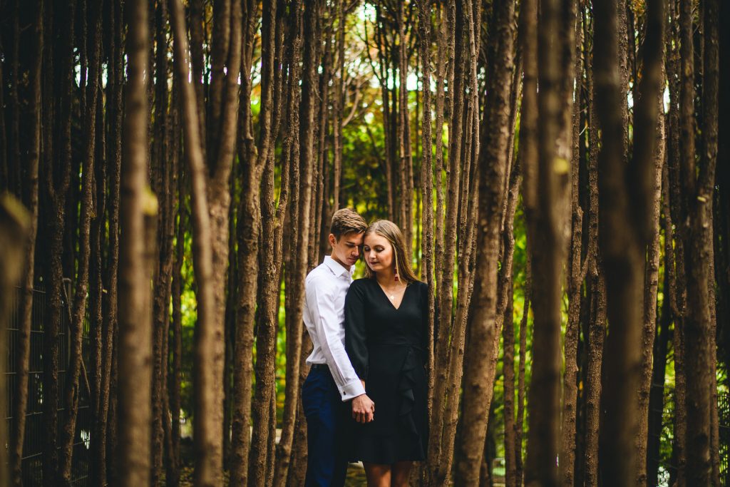 Chicago Fall Engagement Photos // Marta + Kevin