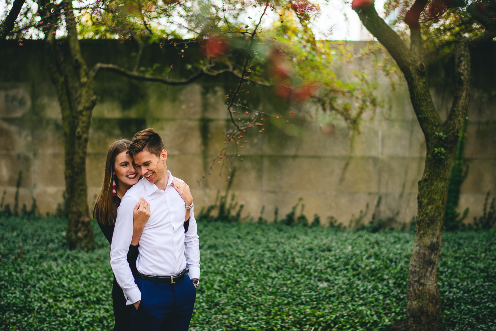 chicago fall engagement photos - Chicago Fall Engagement Photos // Marta + Kevin