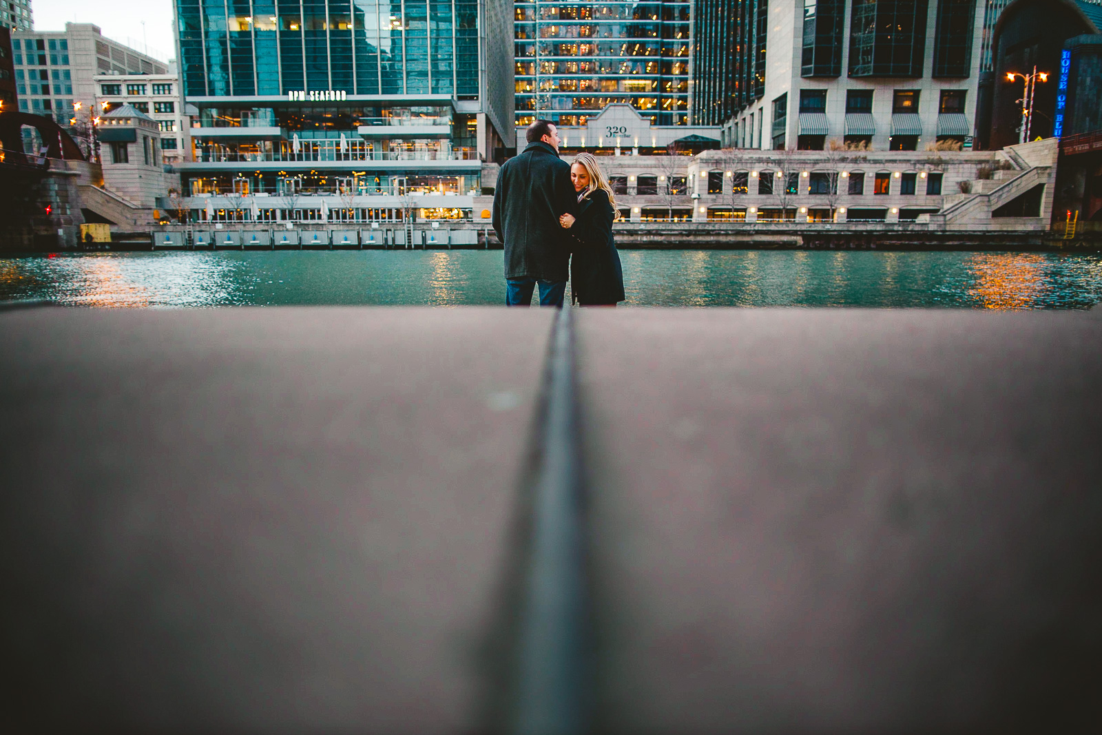 10 downtown chicago engagement photos - Zach + Staci // Chicago Proposal