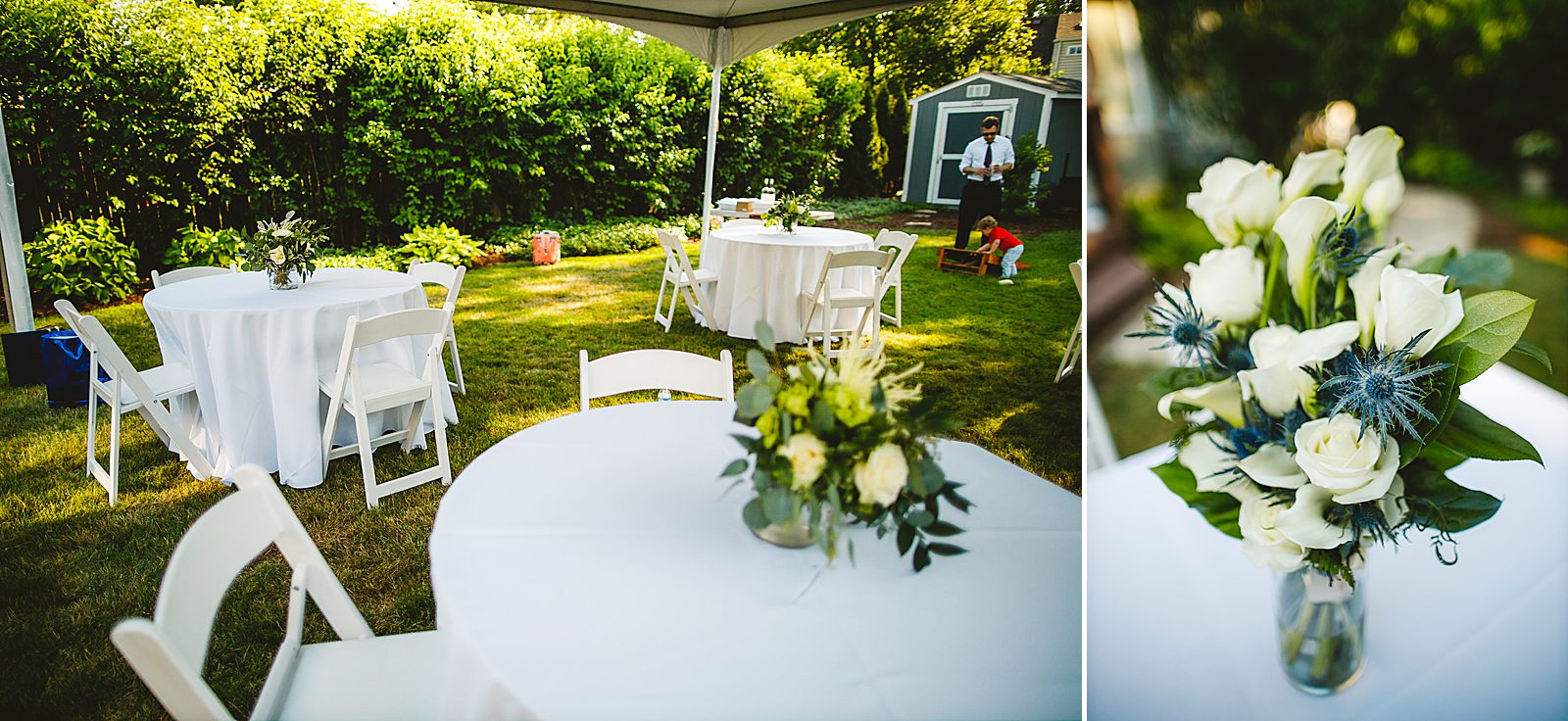 24 back yard wedding detail photos - Amazing Wedding in Backyard // Kristen + Jeff