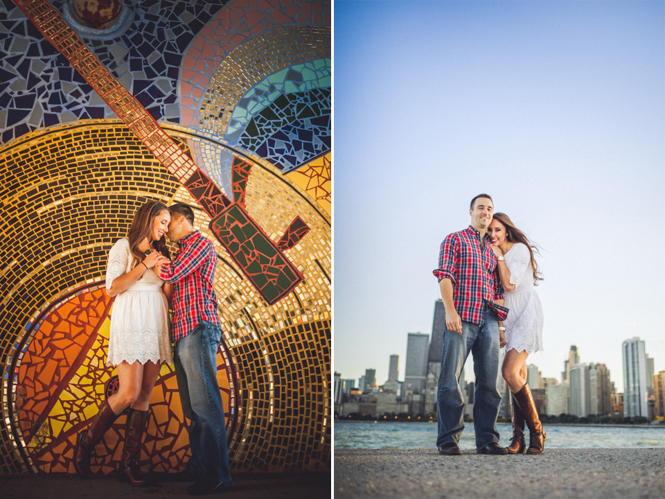 05-standing-candid-of-couple-chicago-engagment-session
