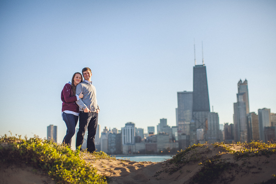 01 chicago beach engagement session