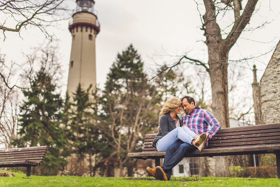 10 couple cuddling by lighthouse