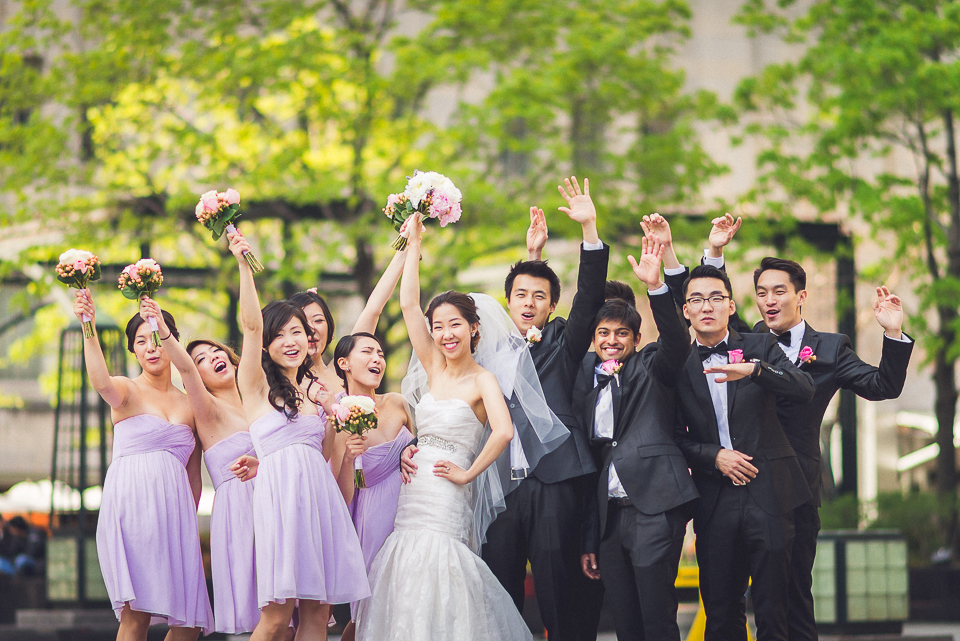 33 bridal party on michigan avenue