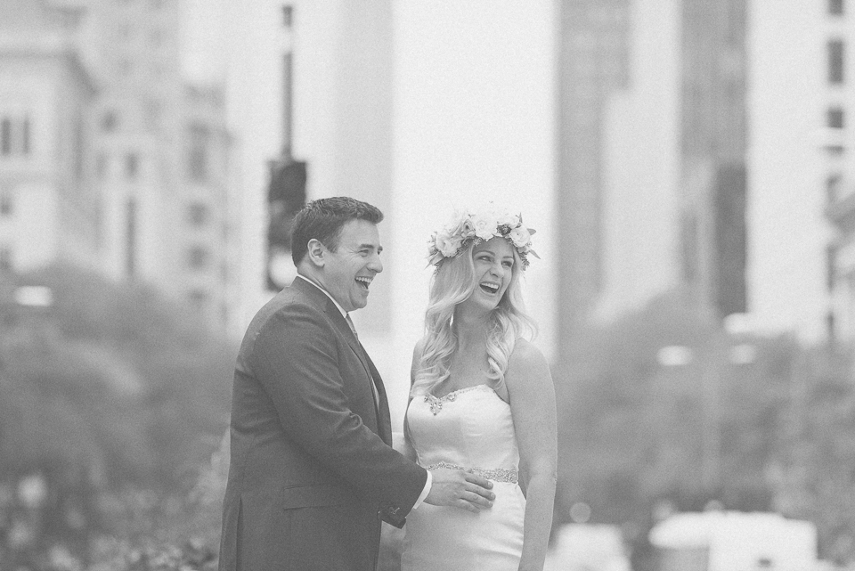 23 black and white portrait of bride and groom