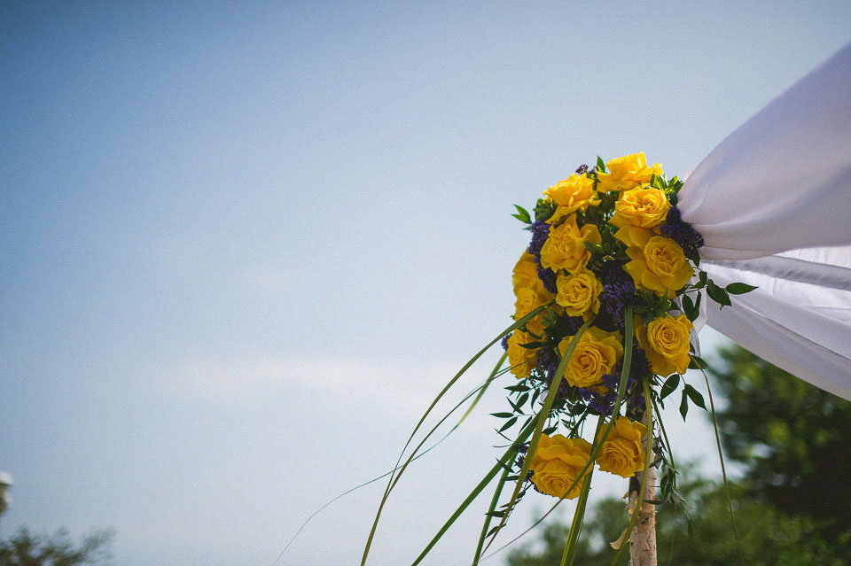 08 flowers at promontory point wedding