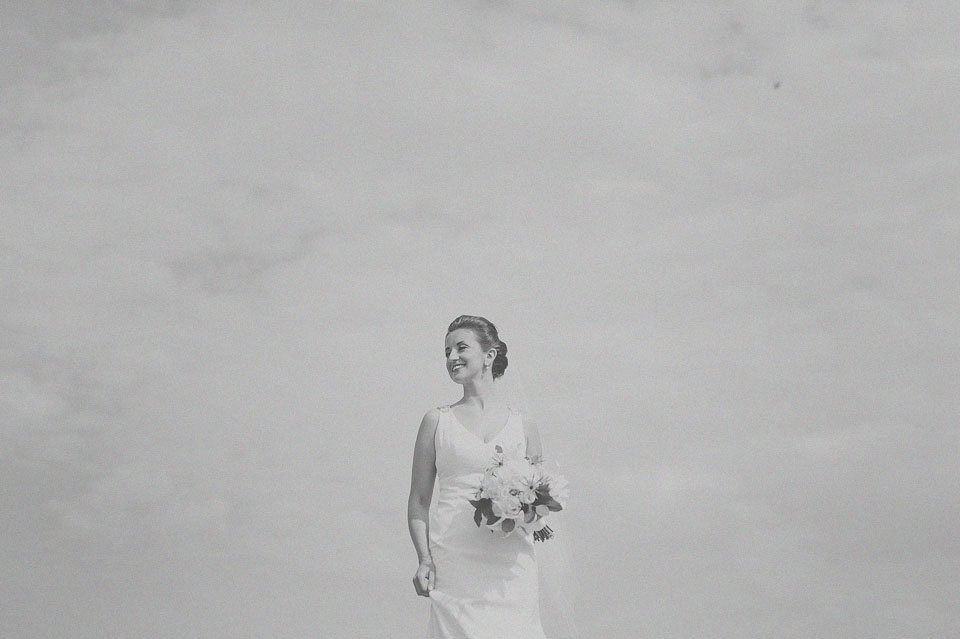 17 black and white bride portrait in chicago