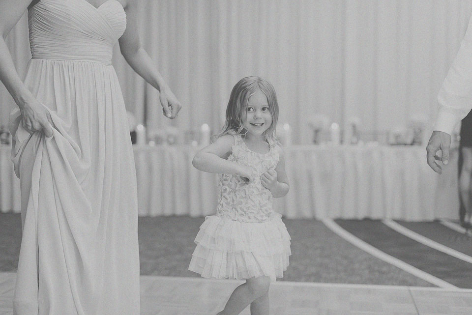 43 black and white kids at reception