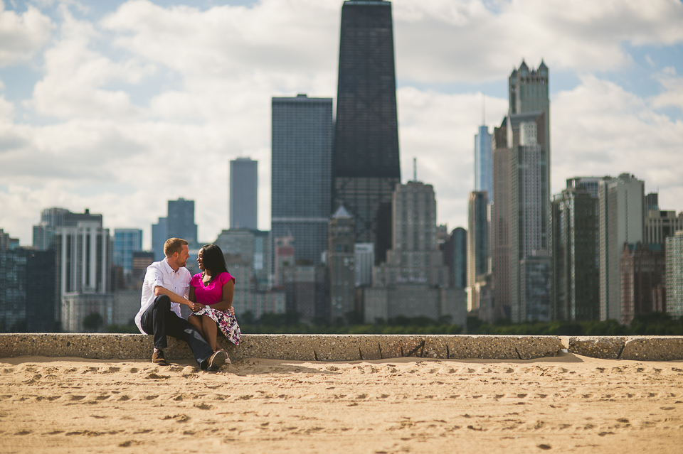 07 chicago skyline engagement photos