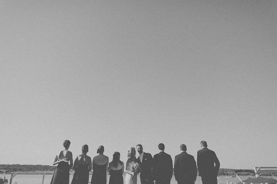 39 black and white bridal party photos