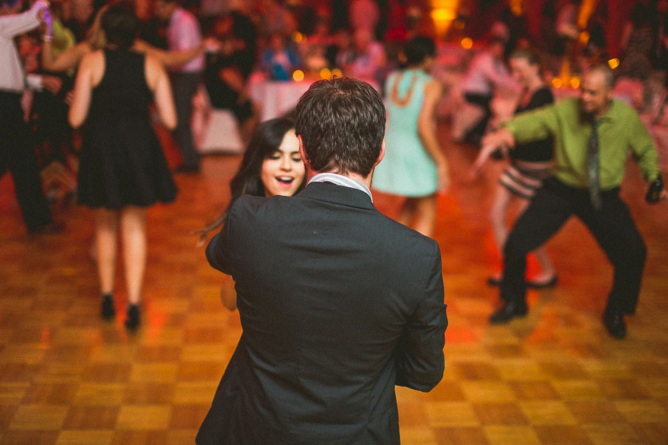great dancing at reception
