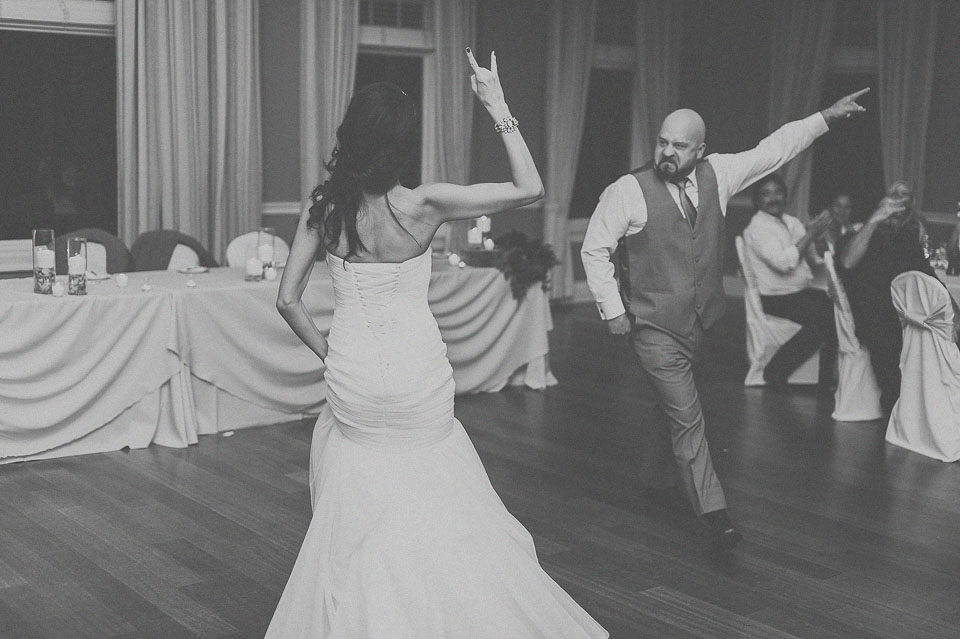 44 black and white bride father dance