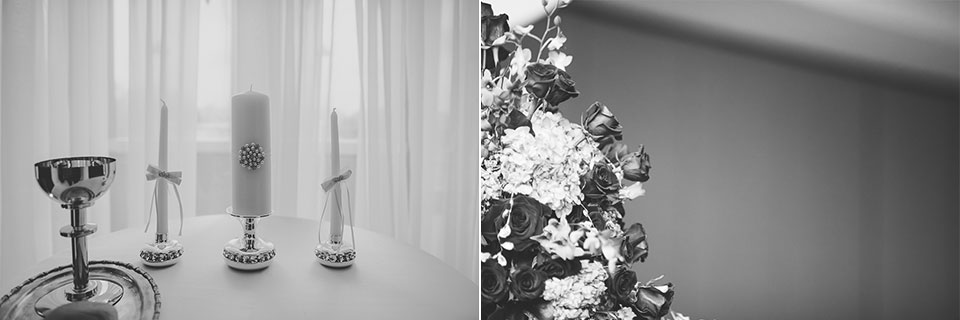 26 black and white details at wedding