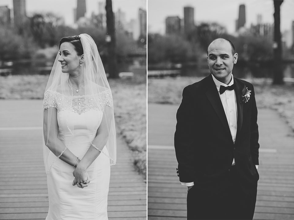 29 black and white portraits of bride and groom