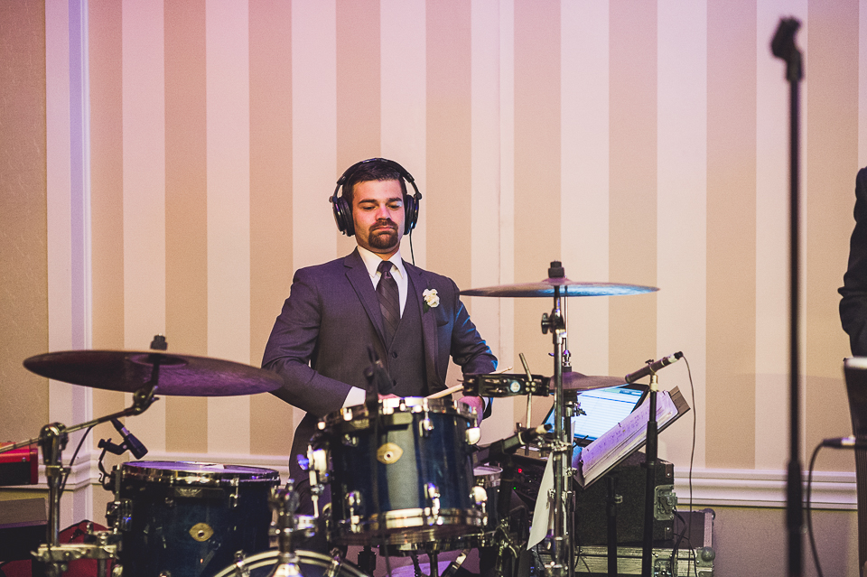 74 groom on the drums