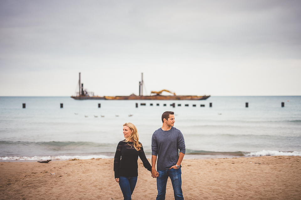 04 beach engagements in chicago