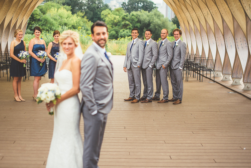 25 bridal party at honey comb in chicago