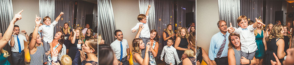 64 composite of dancing at reception