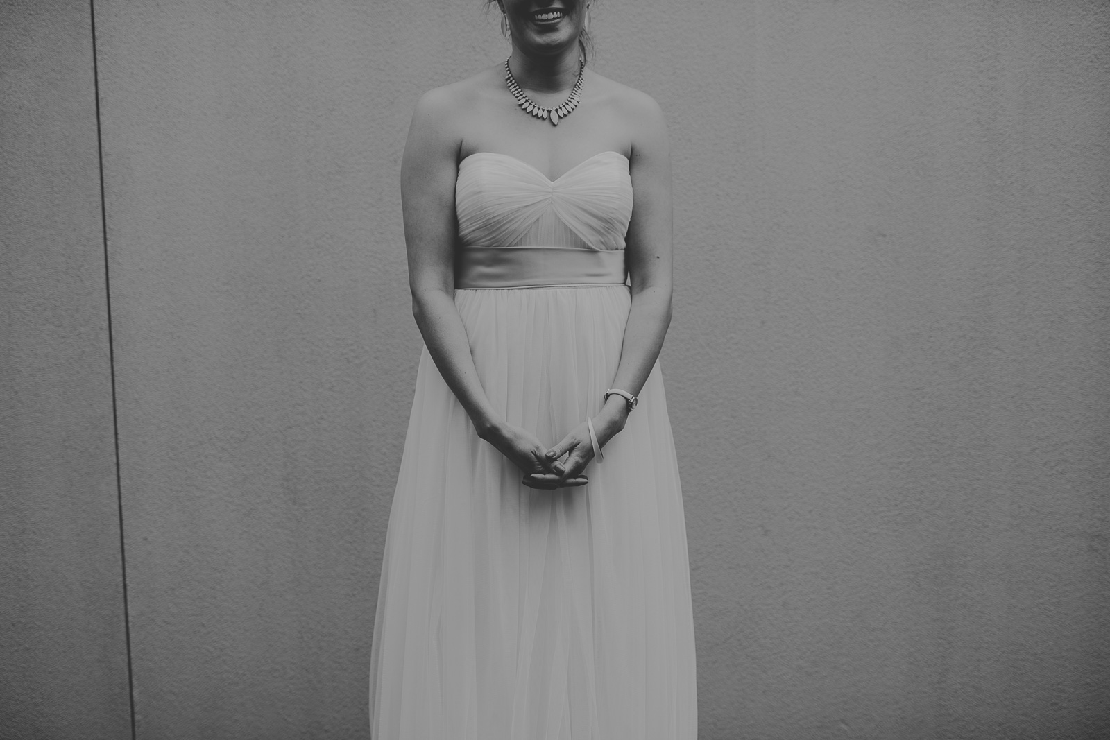 37-2 black and white bride portrait