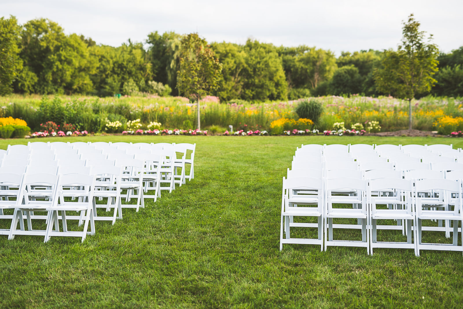 13-1 chairs at ceremony