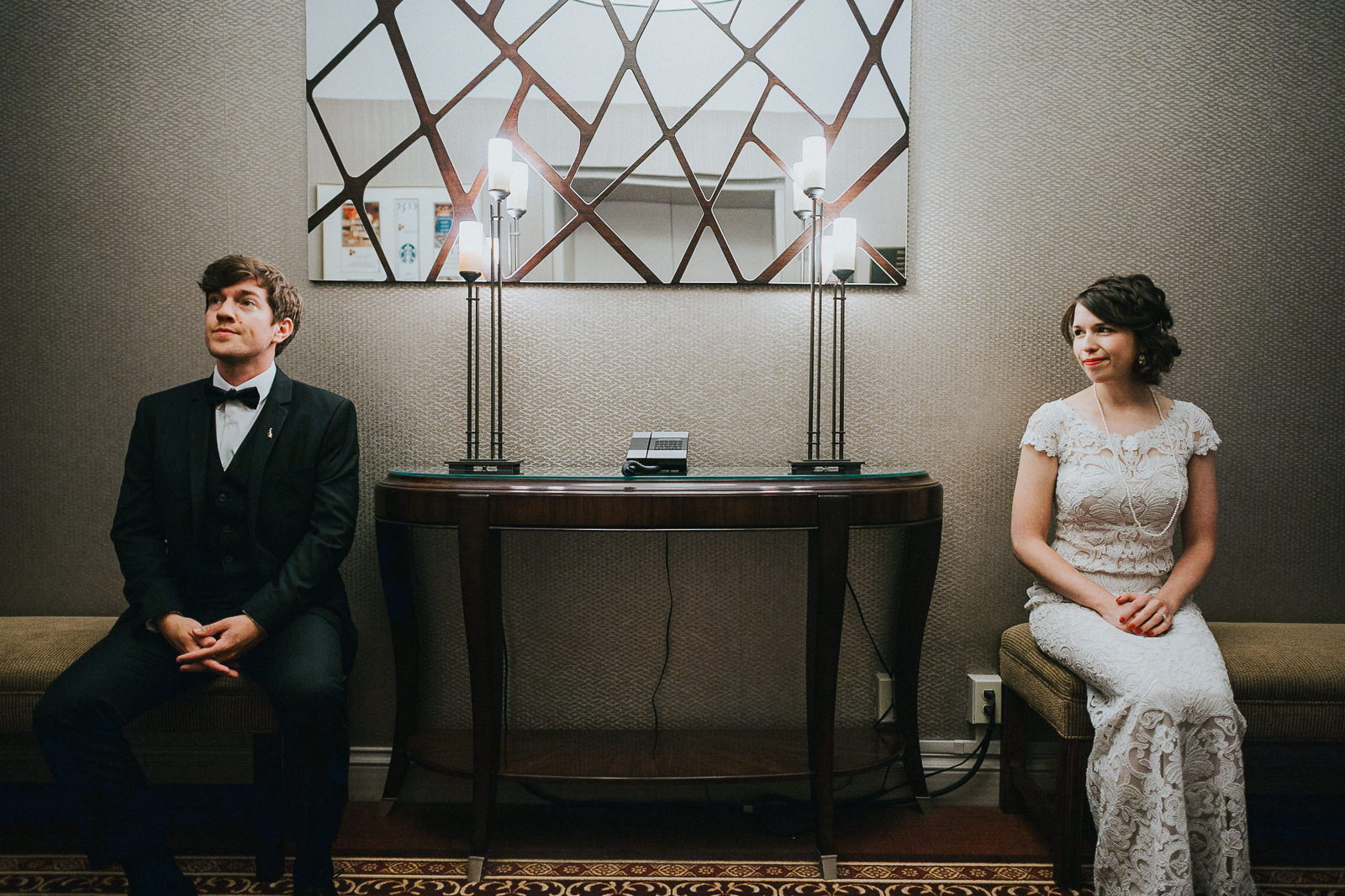 26 bride and groom hotel portrait