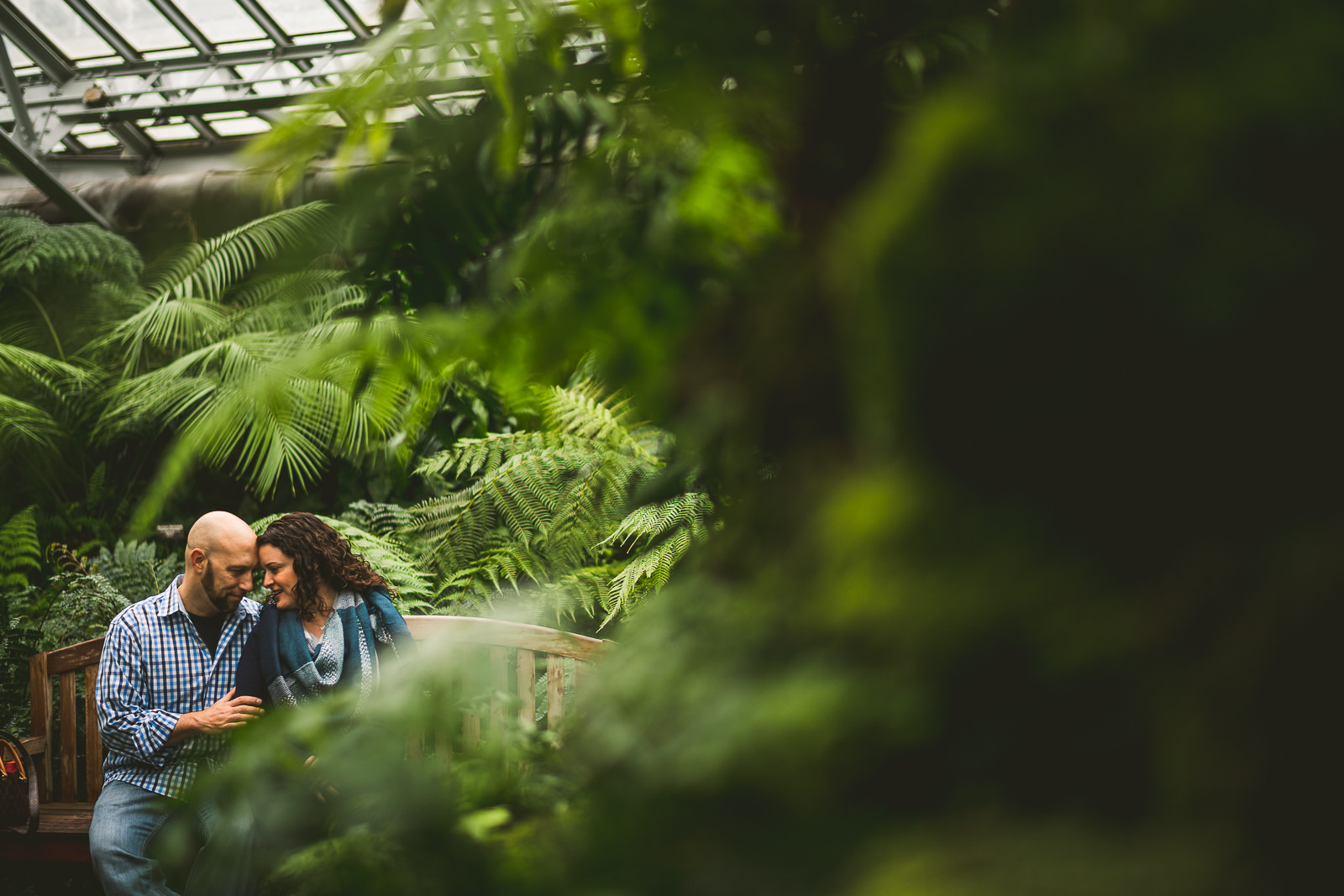 04 garfield park conservatory engagement session