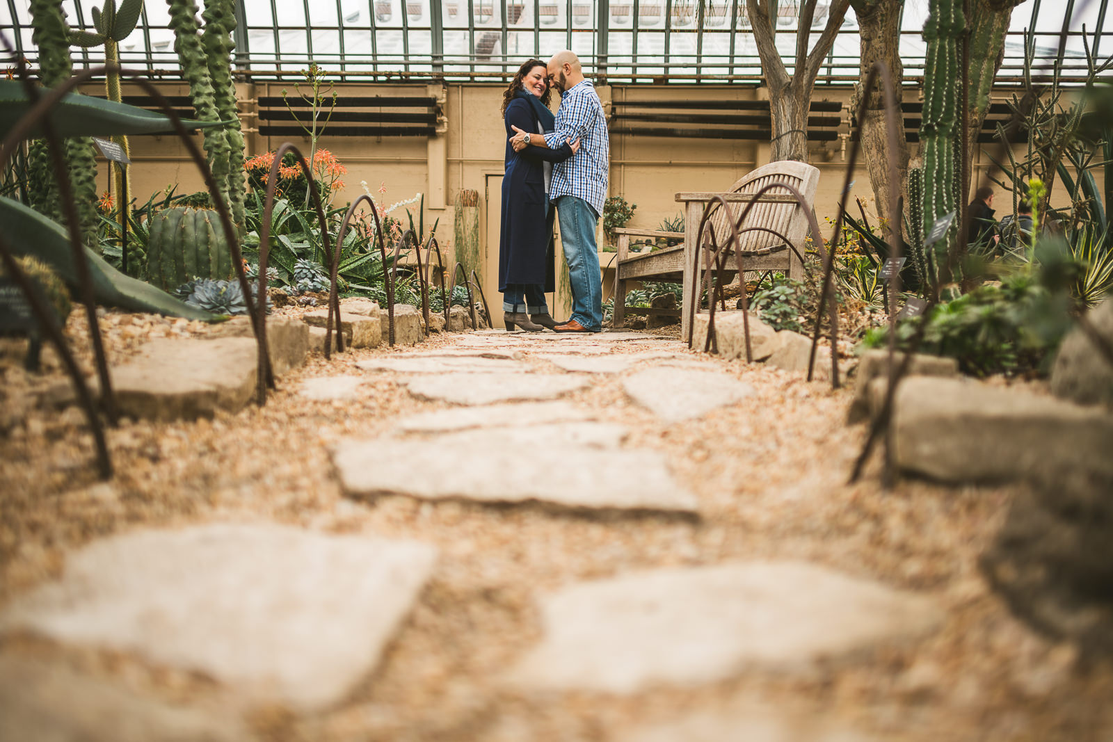 15 garfield park conservatory engagement session photos