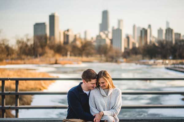 chicago engagement photos